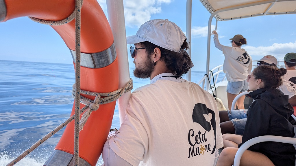 Observateurs en mer sortie dédiée WUJUA © David Lorieux